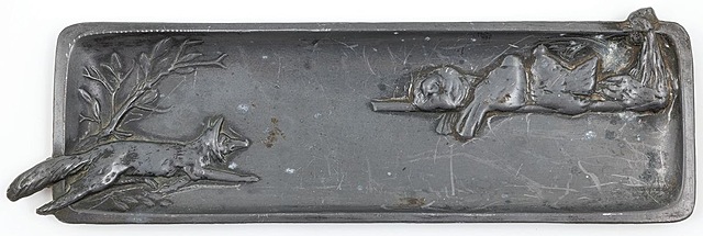 TACKA Z LISEM I KURAMI, ok. 1900