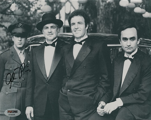 Fotos z filmu „Ojciec chrzestny”, 1972, z certyfikowanym autografem Ala Pacino