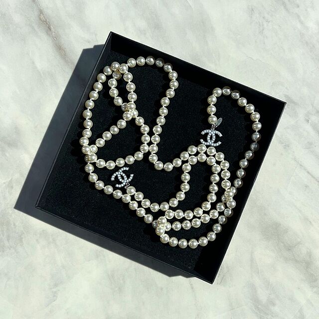 Naszyjnik CHANEL vintage, typu Lariat