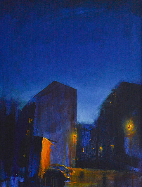 "Frosty evening in Kyiv", 2025
