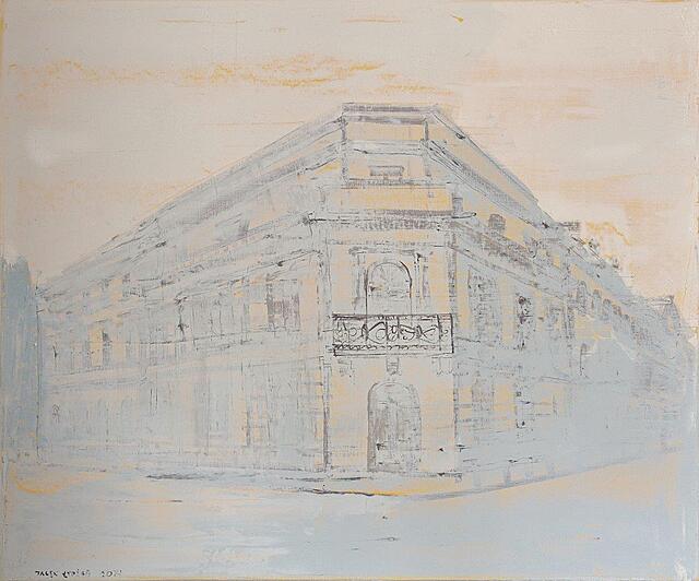 "Small palace on the corner, with a balcony", 2025
