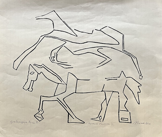 "Galopujące konie II", 1970