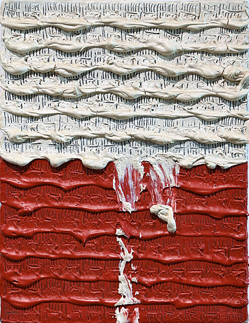 Polacy formują flagę narodową, 1997