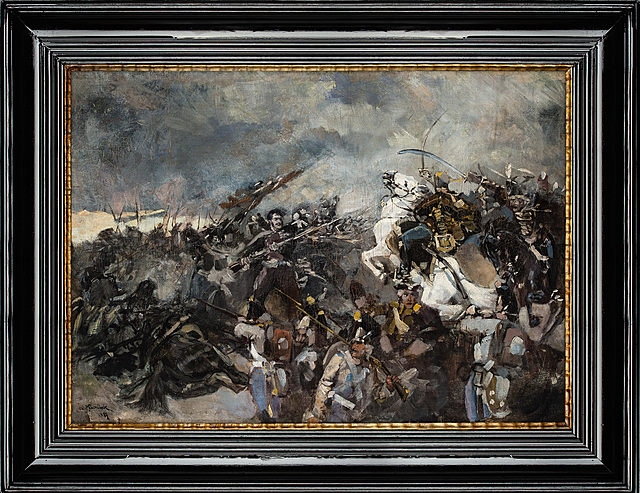 "Książę Józef Poniatowski pod Raszynem", 1887 rok