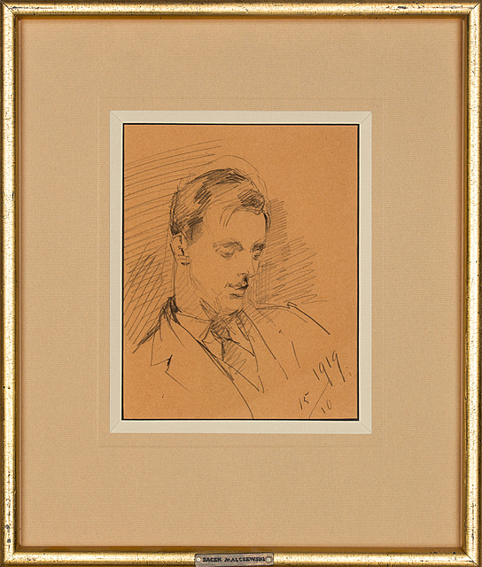 "Portret młodego mężczyzny", 1919 rok