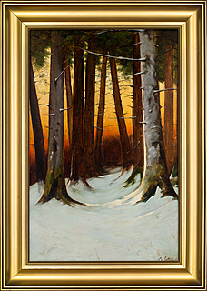 "Zimowy zmierzch", 1902 rok