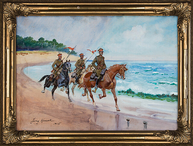 "Patrol ułanów nad Bałtykiem", 1945 rok