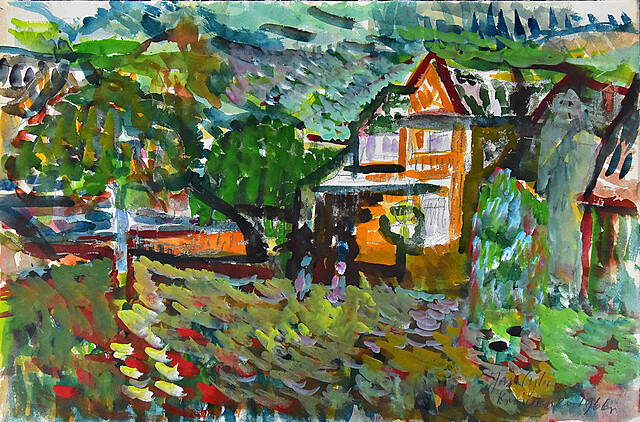 "Żółty dom w Krościenku", 1966