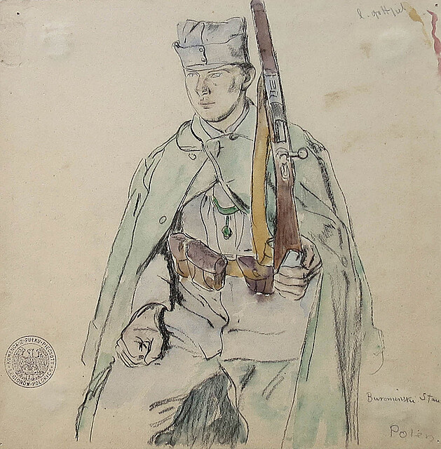 "Żołnierz Legionów Polskich. Stanisław Burzmiński"