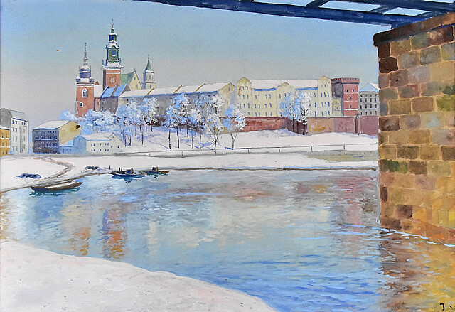 "Wawel w zimie", 1938