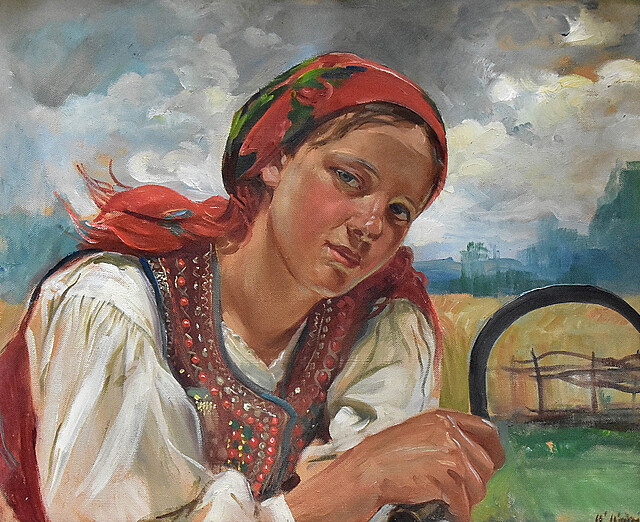 "Dziewczyna w chuście"