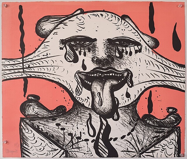 Surrealistyczna twarz