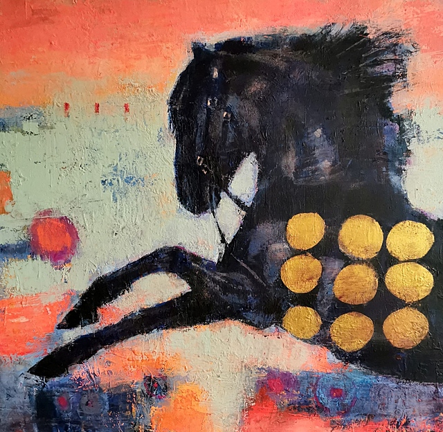 Black horse, 2025