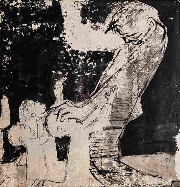 Błaganie z cyklu Getto, 1953