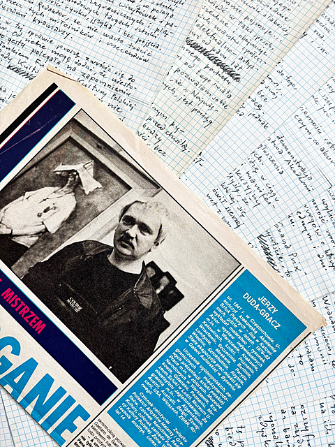 List pisany ręcznie będący odpowiedzią na pytania do wywiadu z 25.12.1988