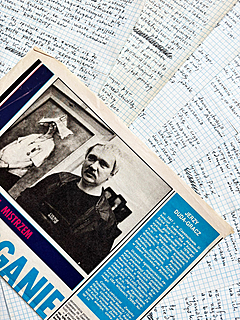 List pisany ręcznie będący odpowiedzią na pytania do wywiadu z 25.12.1988