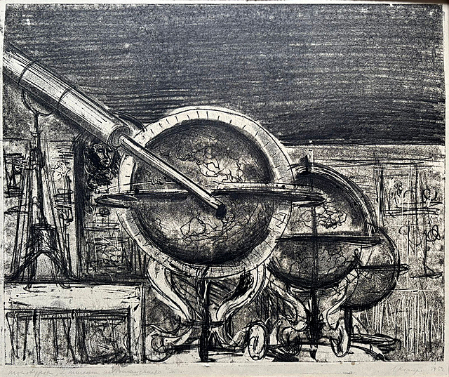 Z muzeum astronomicznego, 1952