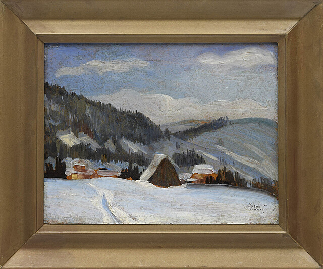 Pejzaż zimowy - W górach, 1927