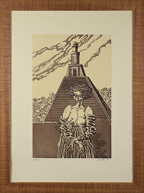 Mauzoleum i kobieta, 1985