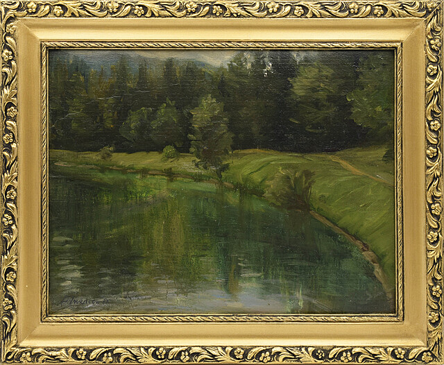 Pejzaż nad wodą, 1937