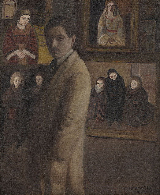 Autoportret w studio, 1919