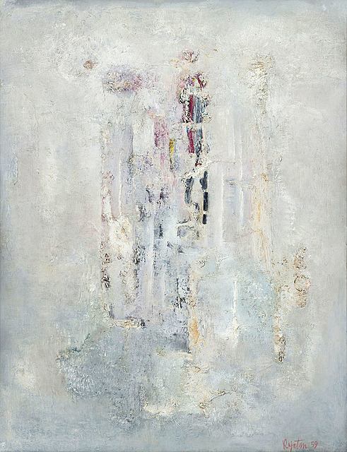 Bez tytułu z cyklu Kompozycje w białym, 1959