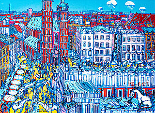 Kraków - smog na rynku (NR XI-452-1127), 2025