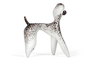 Figurka "Pudel", Fabryka Porcelany "Ćmielów"