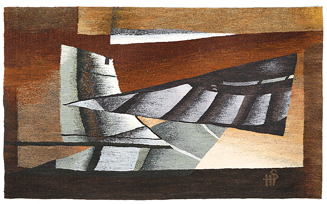 Kilim grzebyczkowy "Planetarium", Zakopiańskie Warsztaty Wzorcowe, 1990