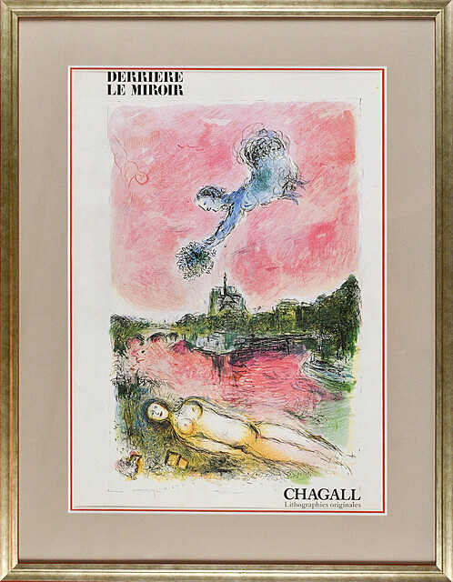 "Derriere le Miroir" No. 246 Chagall - cover, 1981