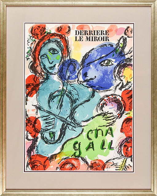 "Derriere le Miroir" No. 198 Chagall - cover, 1972