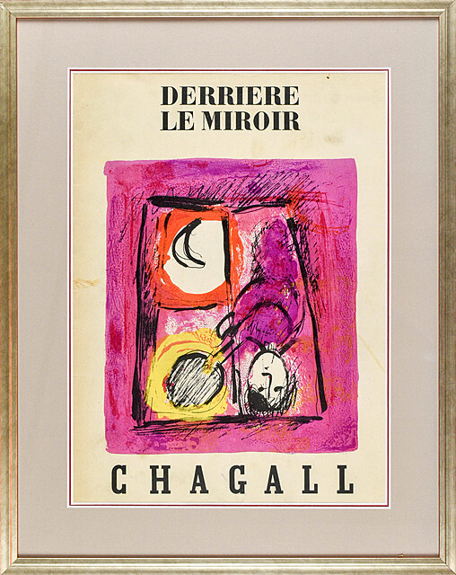 "Derriere le Miroir" No. 99-100 Chagall – cover, 1957