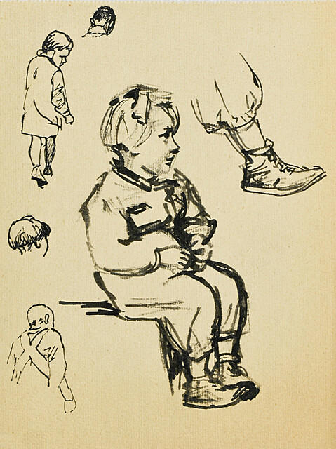 Szkic dzieci