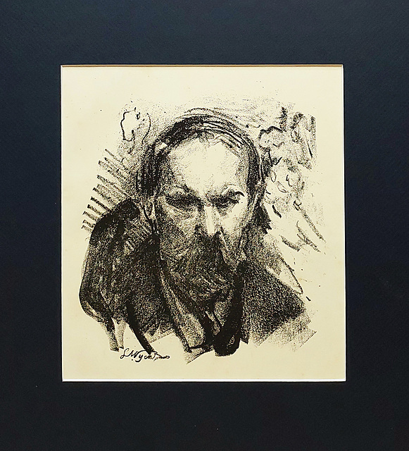 Portret prof. Konstantego Laszczki, litografia, 1922