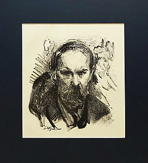 Portret prof. Konstantego Laszczki, litografia, 1922