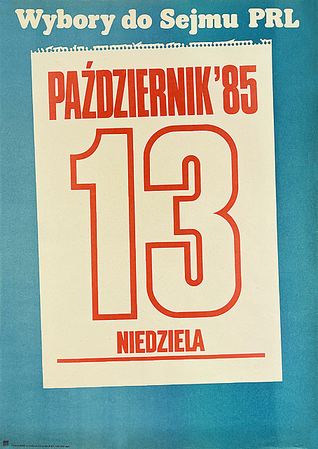 13 październik 1985 / niedziela / Wybory do sejmu PRL, 1985