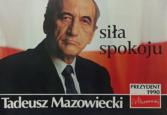 Siła spokoju, Tadeusz Mazowiecki, Prezydent, 1990