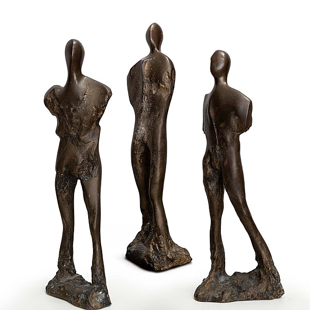 Trzy rzeźby, z cyklu: Figury, 1982