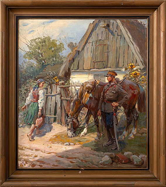 Spotkanie przy chacie, 1924