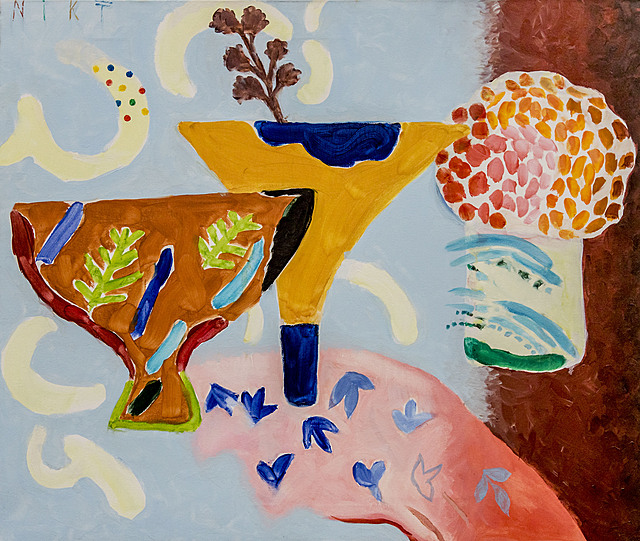 Dwie patery wzorkowane, 2019