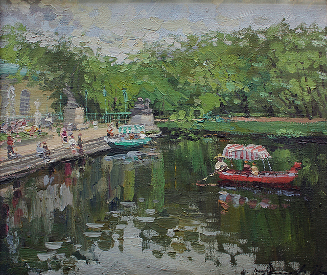 Królewskie Łazienki-gondole, 1996