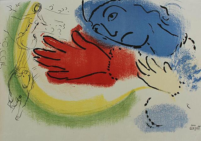 Woltyżerka („Derrière le Miroir” no 92-93, 1956, Mourlot #153)