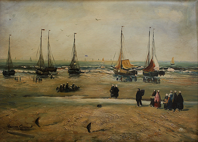 Plaża w Bretanii, 1908