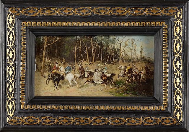 Miniatury - Sceny historyczne w stylu rokokowym