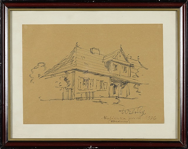Wieliczka Dworek zburzony