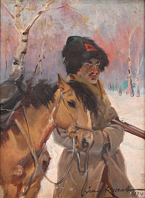 "Bolszewik z koniem" (1924)