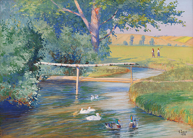 "Nad rzeką" (1928)