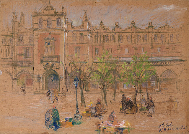 "Rynek Główny w Krakowie" (1920)