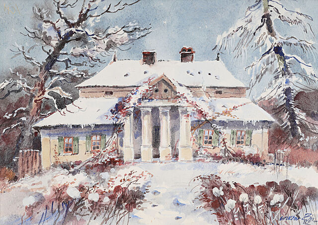 "Dworek w zimowym pejzażu" (1982)