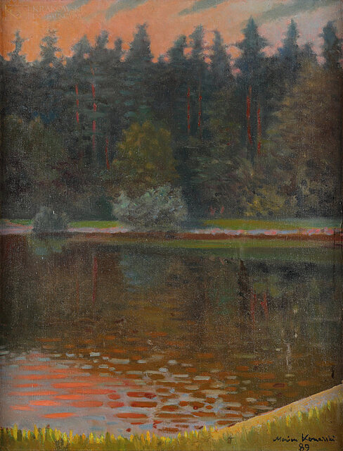 "Pejzaż o zachodzie słońca" (1989)